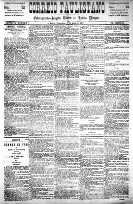 Correio paulistano [jornal], [s/n]. São Paulo-SP, 07 abr. 1885.