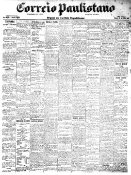 Correio paulistano [jornal], [s/n]. São Paulo-SP, 12 abr. 1902.