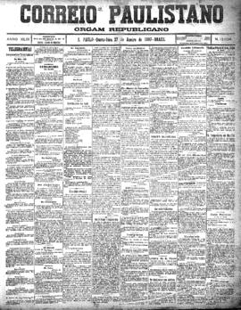 Correio paulistano [jornal], [s/n]. São Paulo-SP, 27 jan. 1897.