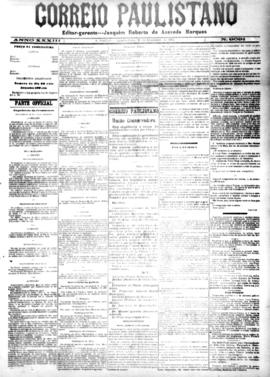 Correio paulistano [jornal], [s/n]. São Paulo-SP, 15 dez. 1886.