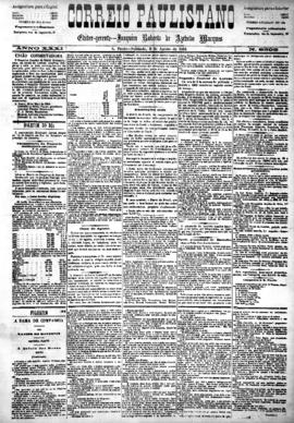 Correio paulistano [jornal], [s/n]. São Paulo-SP, 09 ago. 1884.