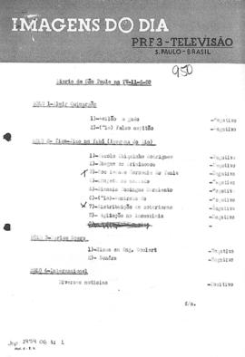 TV Tupi [emissora]. Diário de São Paulo na T.V. [programa]. Roteiro [televisivo], 11 jun. 1959.