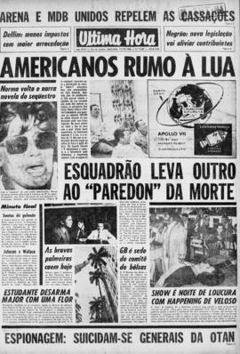 Última Hora [jornal]. Rio de Janeiro-RJ, 11 out. 1968 [ed. matutina].