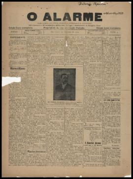 O Alarme [jornal], a. 1, n. 4. São Paulo-SP, 29 out. 1909.