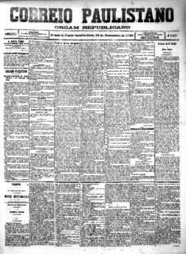 Correio paulistano [jornal], [s/n]. São Paulo-SP, 19 dez. 1894.