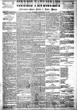 Correio paulistano [jornal], [s/n]. São Paulo-SP, 25 fev. 1886.