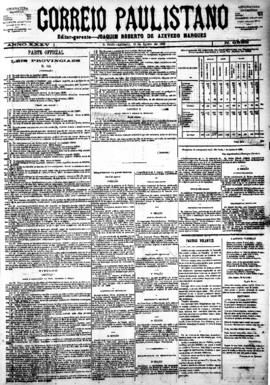 Correio paulistano [jornal], [s/n]. São Paulo-SP, 11 ago. 1888.