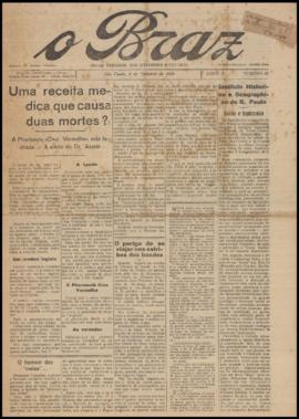 O Braz [jornal], a. 2, n. 65. São Paulo-SP, 04 out. 1925.