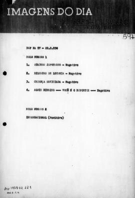 TV Tupi [emissora]. Diário de São Paulo na T.V. [programa]. Roteiro [televisivo], 22 fev. 1958.