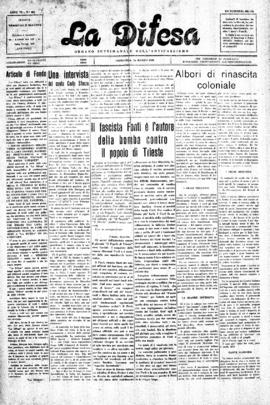 La Difesa [jornal], a. 6, n. 301. São Paulo-SP, 16 mar. 1930.