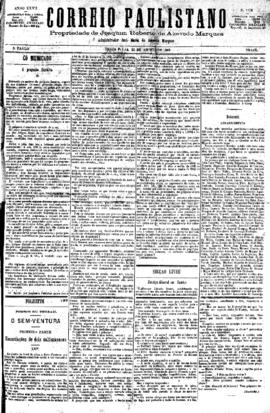 Correio paulistano [jornal], [s/n]. São Paulo-SP, 31 ago. 1880.