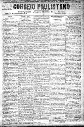 Correio paulistano [jornal], [s/n]. São Paulo-SP, 16 out. 1882.