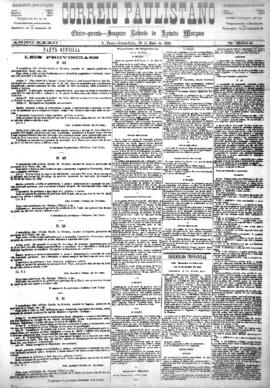 Correio paulistano [jornal], [s/n]. São Paulo-SP, 14 mai. 1886.