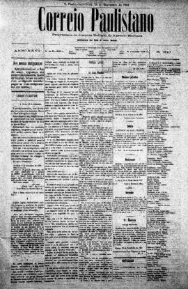 Correio paulistano [jornal], [s/n]. São Paulo-SP, 16 dez. 1881.