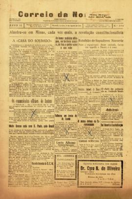 Correio da noroeste [jornal], a. 2, n. 378. Bauru-SP, 31 ago. 1932.