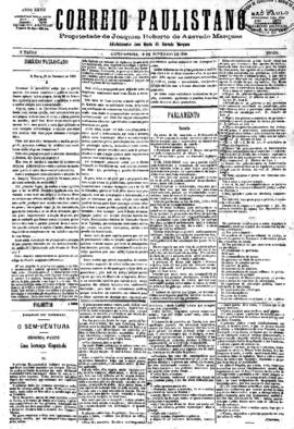 Correio paulistano [jornal], [s/n]. São Paulo-SP, 25 nov. 1880.