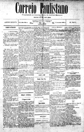 Correio paulistano [jornal], [s/n]. São Paulo-SP, 23 ago. 1881.