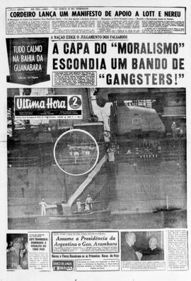 Última Hora [jornal]. Rio de Janeiro-RJ, 14 nov. 1955 [ed. vespertina].