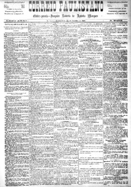 Correio paulistano [jornal], [s/n]. São Paulo-SP, 23 out. 1884.