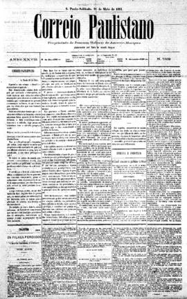 Correio paulistano [jornal], [s/n]. São Paulo-SP, 21 mai. 1881.