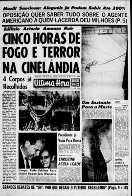 Última Hora [jornal]. Rio de Janeiro-RJ, 29 jun. 1963 [ed. vespertina].