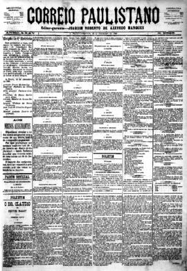 Correio paulistano [jornal], [s/n]. São Paulo-SP, 25 dez. 1888.