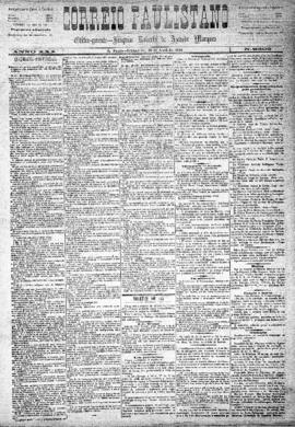 Correio paulistano [jornal], [s/n]. São Paulo-SP, 25 abr. 1884.