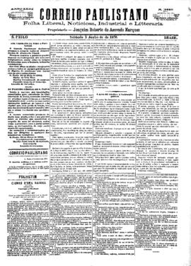 Correio paulistano [jornal], [s/n]. São Paulo-SP, 03 jun. 1876.