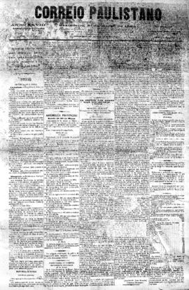 Correio paulistano [jornal], [s/n]. São Paulo-SP, 31 mar. 1882.