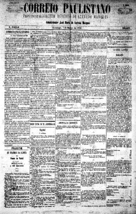 Correio paulistano [jornal], [s/n]. São Paulo-SP, 07 mar. 1880.