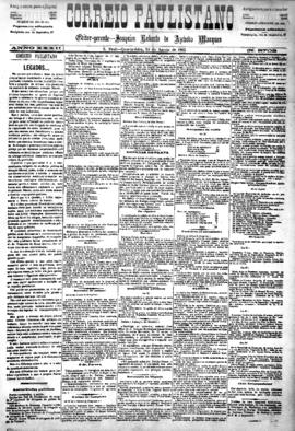 Correio paulistano [jornal], [s/n]. São Paulo-SP, 26 ago. 1885.