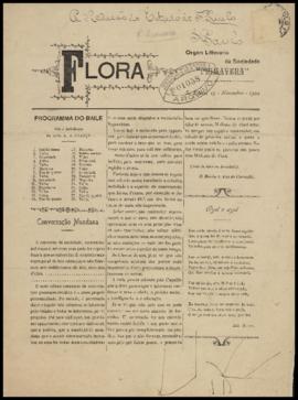 Flora [jornal], [s/n]. São Paulo-SP, 15 nov. 1902.