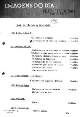 TV Tupi [emissora]. Diário de São Paulo na T.V. [programa]. Roteiro [televisivo], 01 jul. 1959.