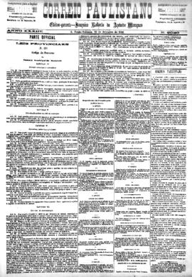 Correio paulistano [jornal], [s/n]. São Paulo-SP, 25 set. 1886.