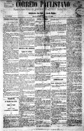 Correio paulistano [jornal], [s/n]. São Paulo-SP, 31 mar. 1880.