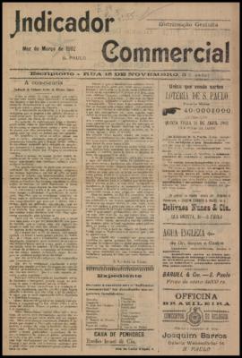 Indicador commercial [jornal], [s/n]. São Paulo-SP, mar. 1902.