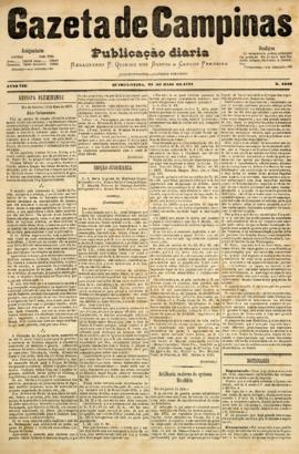 Gazeta de Campinas [jornal], a. 8, n. 1040. Campinas-SP, 23 mai. 1877.