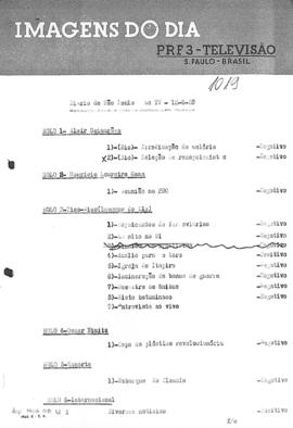 TV Tupi [emissora]. Diário de São Paulo na T.V. [programa]. Roteiro [televisivo], 12 jun. 1959.