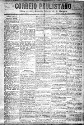 Correio paulistano [jornal], [s/n]. São Paulo-SP, 25 out. 1882.