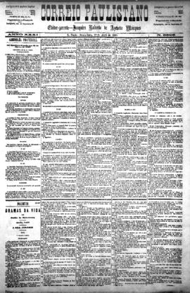 Correio paulistano [jornal], [s/n]. São Paulo-SP, 17 abr. 1885.