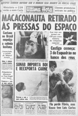 Última Hora [jornal]. Rio de Janeiro-RJ, 08 jul. 1969 [ed. matutina].
