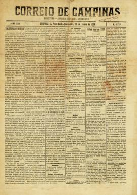 Correio de Campinas [jornal], a. 24, n. 6727. Campinas-SP, 29 jan. 1908.