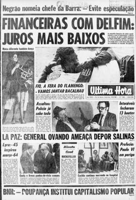 Última Hora [jornal]. Rio de Janeiro-RJ, 09 mai. 1969 [ed. vespertina].