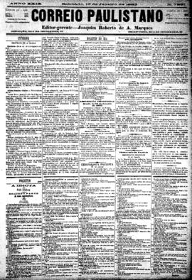 Correio paulistano [jornal], [s/n]. São Paulo-SP, 13 jan. 1883.