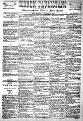 Correio paulistano [jornal], [s/n]. São Paulo-SP, 01 out. 1885.