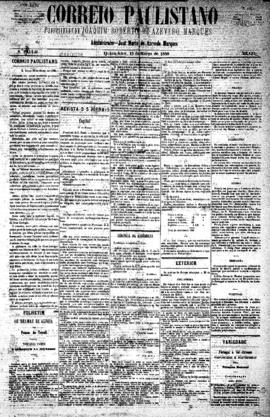 Correio paulistano [jornal], [s/n]. São Paulo-SP, 18 mar. 1880.