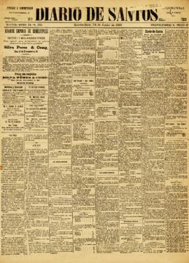 Diario de Santos [jornal], a. 24, n. 202. Santos-SP, 24 jun. 1896.