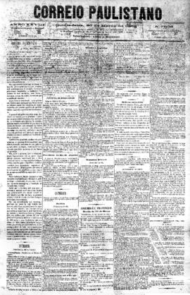 Correio paulistano [jornal], [s/n]. São Paulo-SP, 30 mar. 1882.