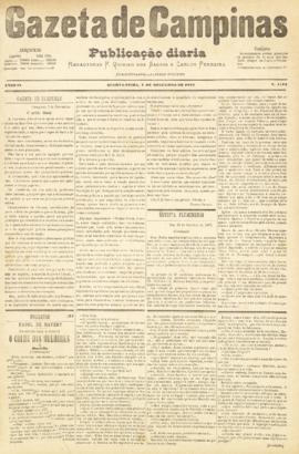 Gazeta de Campinas [jornal], a. 8, n. 1173. Campinas-SP, 07 nov. 1877.
