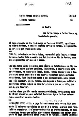 TV Tupi [emissora]. Dossiê subsidiário [programa não identificado], 29 dez. 1978.